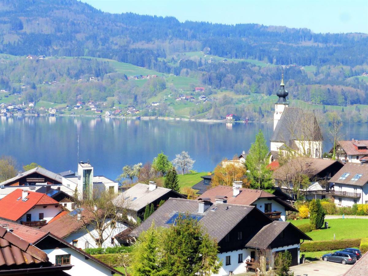 Fewo Atterseeperle - 80M2 Mit See- Und Gebirgsblick Steinbach am Attersee Zewnętrze zdjęcie